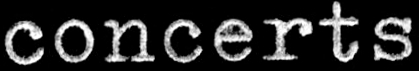 concerts